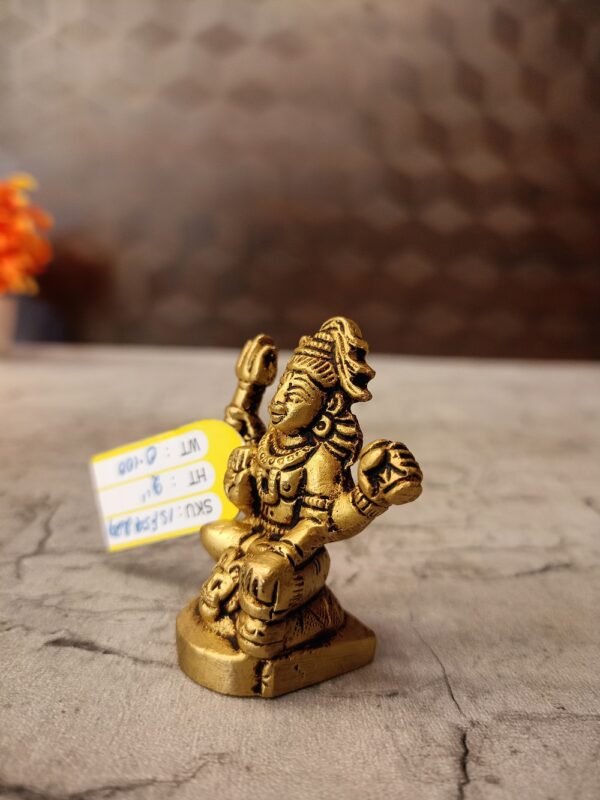 Buy Brass Miniature Shiva Idol 2″ Antique Showroom Trichy - Image 2