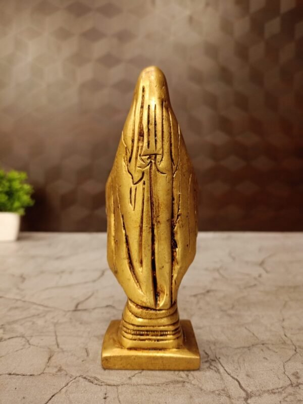 Buy Brass Mother Marry Statue , Handmade And Antique Finish 6″ Antique Showroom Trichy - Image 2