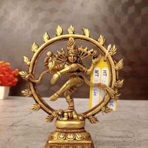 Buy Brass Natarajar Statue 6.5″ Antique Showroom Trichy