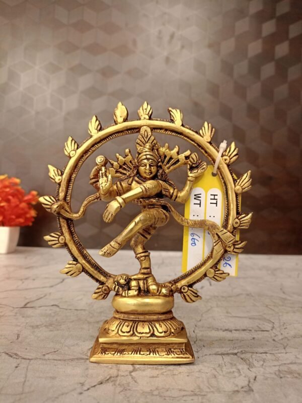 Buy Brass Natarajar Statue 6.5″ Antique Showroom Trichy