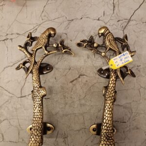 Buy Brass Parrot Door Handle Pair / Lacker Coting 8″ Antique Showroom Trichy