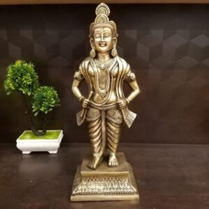 Buy Brass Santhana Krishna Big Idol- 14″ Antique Showroom Trichy