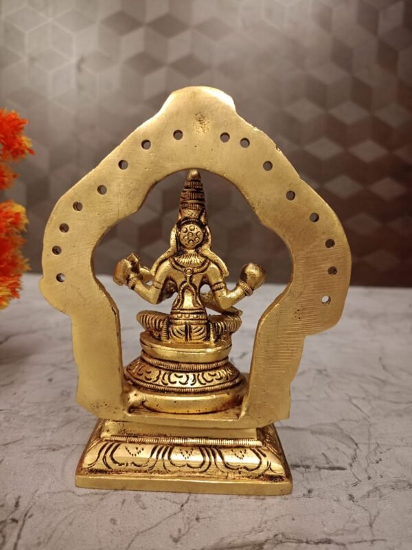 Buy Brass Saraswathi Statue 5.5″ Antique Showroom Trichy - Image 2