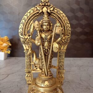 Buy Brass Subramaniya Swamy Handicraft Statue For Pooja 10″ Antique Showroom Trichy