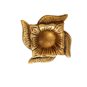 Buy Brass Swastik Diya – 2.5″ Antique Showroom Trichy
