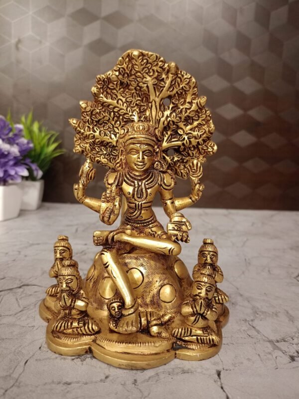 Buy Dakshinamurthy brass idol 7″ Antique Showroom Trichy - Image 3