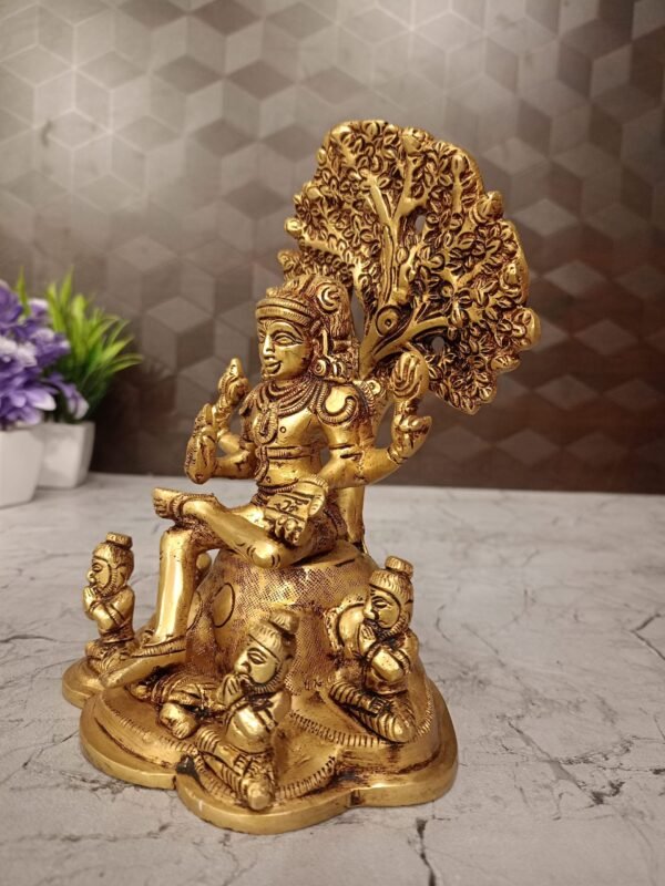 Buy Dakshinamurthy brass idol 7″ Antique Showroom Trichy - Image 4