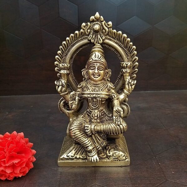 Buy Brass Antique Lakshmi With Arch Idol- 6″ Antique Showroom Trichy