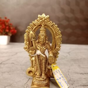 Buy Brass Arch Murugan Statue 4″ Handicrafts & Antique Finish Showroom Trichy