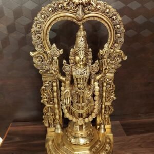 Buy Brass Big Perumal With Arch Statue- 22″ Antique Showroom Trichy