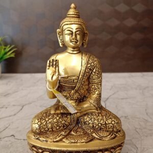 Buy Brass Buddha Statue 7.5″ Antique Showroom Trichy