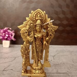Buy Brass Designer Arch Murugan Statue 8″ Antique Showroom Trichy