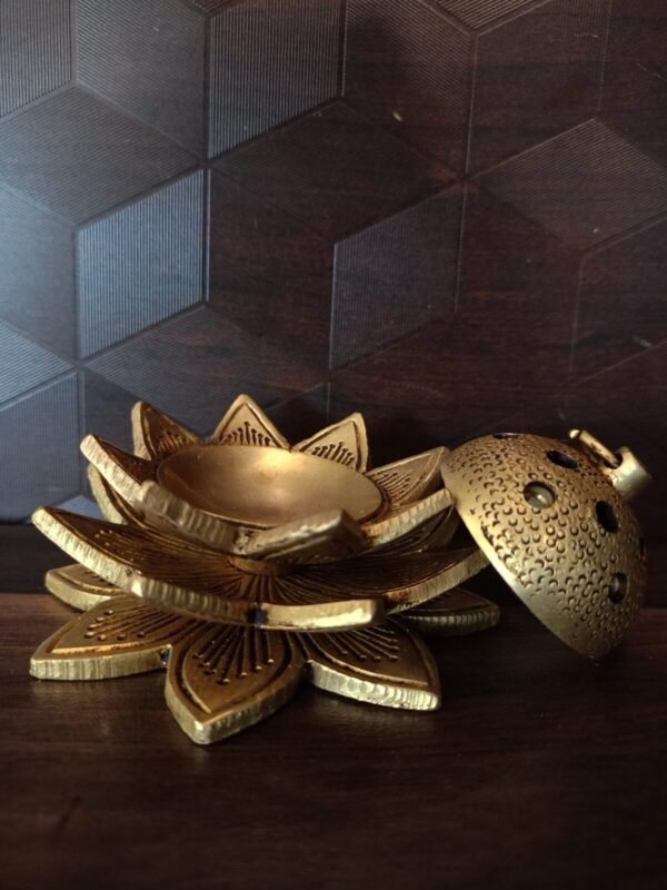 Buy Brass Dhoop Holder- 2″ Antique Showroom Trichy - Image 3