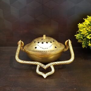 Buy Brass Dhoop Holder Big Statue- 4″ Antique Showroom Trichy
