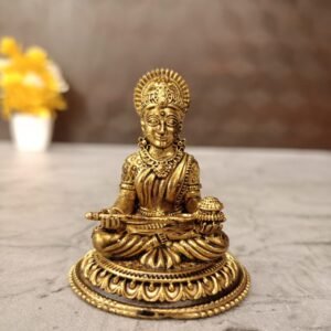 Buy Brass Fine Art Goddess Annaporani Idol 2″ Antique Showroom Trichy
