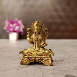 Buy Brass Fine art Lakshmi Idol 2″ Antique Showroom Trichy