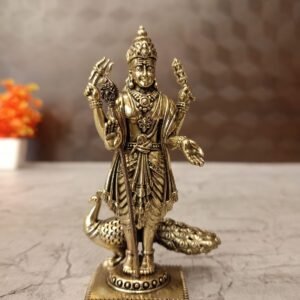 Buy Brass Fine art Lord Murugan On Square Base 4″ Antique Showroom Trichy