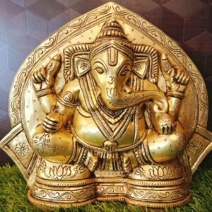 Buy Brass Ganesha Idol Wall Hanging 10.5″ Antique Showroom Trichy