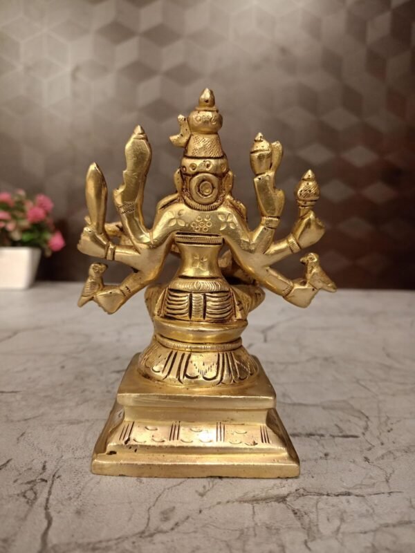 Buy Brass Goddess Rajamatangi Idol 5” Antique Showroom Trichy - Image 3