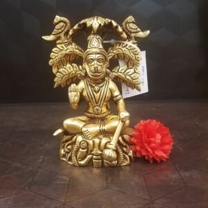 Buy Brass Hanuman Sitting Under Tree idol- 6″ Antique Showroom Trichy