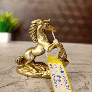 Buy Brass Jumping Horse Statue 2.5″ Antique Showroom Trichy