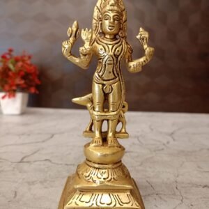 Buy Brass Kalabairavar Idol 6″ antique Showroom Trichy