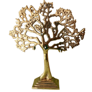 Buy Brass Kalpavriksha Tree Vastu for Home – 17.5″ Antique Showroom Trichy