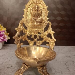 Buy Brass Lakshmi Diya-11″ Antique Showroom Trichy