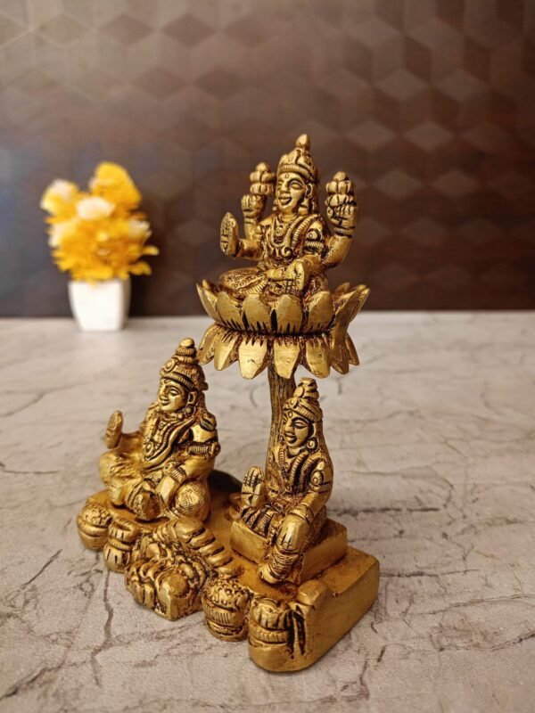 Buy Brass Lakshmi Kuberar- 6″ Antique Showroom Trichy - Image 2