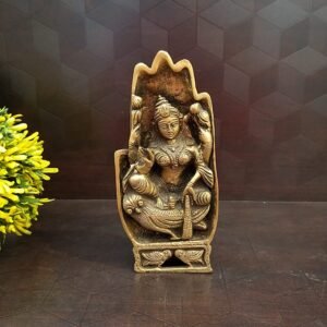 Buy Brass Lakshmi Sitting on Owl Idol- 7″ Antique Showroom Trichy