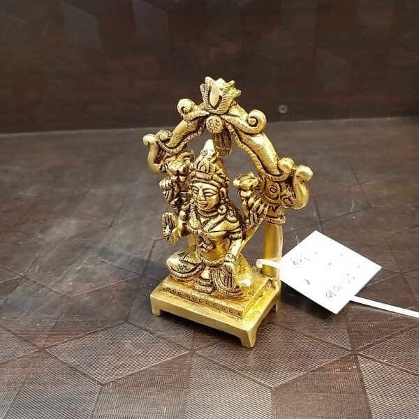 Buy Brass Lakshmi with arch idol- 4″ Antique Showroom Trichy - Image 2