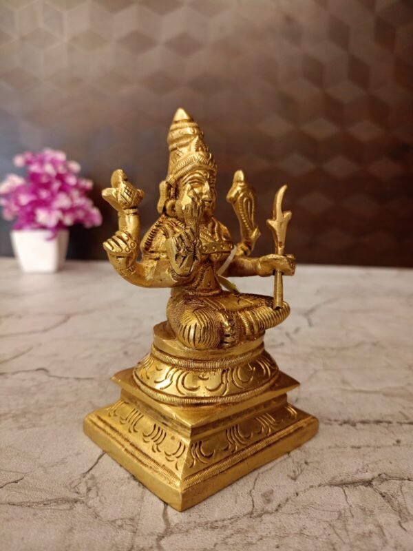 Buy Brass Lalithambiga Statue 5″ Antique Showroom Trichy - Image 3
