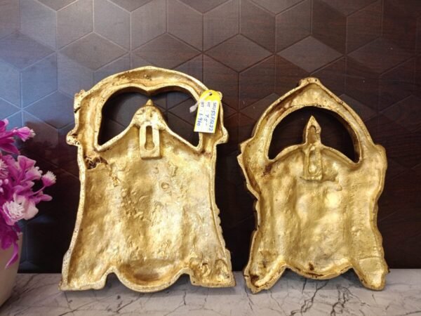 Buy Brass Lord Balaji and Padmavathithayar Wall Mount 8″ Antique Showroom Trichy - Image 3