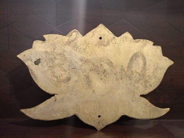 Buy Brass Lotus Wall mount 6″ Antique Showroom Trichy - Image 2