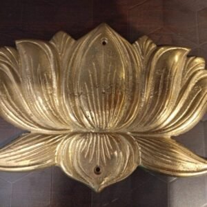 Buy Brass Lotus Wall mount 6″ Antique Showroom Trichy