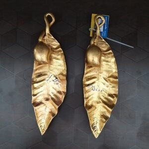 Buy Brass Mango and Leaf (Pair)- 10″ Antique Showroom Trichy