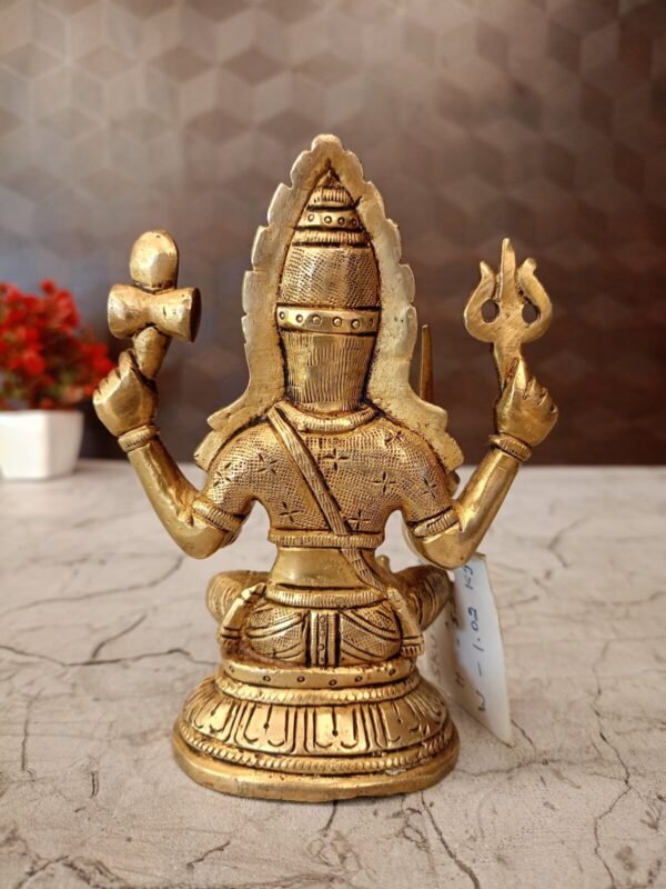 Buy Brass Mariamman Idol- 5.5″ Antique Showroom Trichy - Image 3