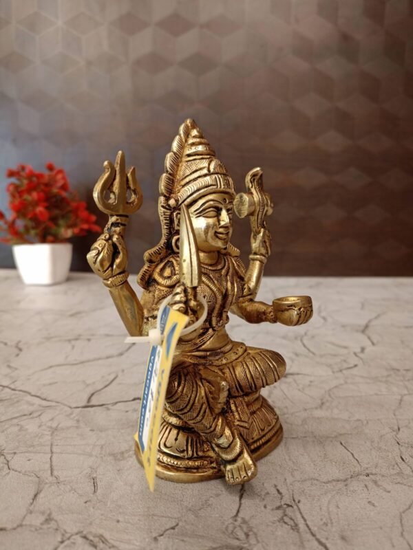 Buy Brass Mariamman Idol- 5.5″ Antique Showroom Trichy - Image 4