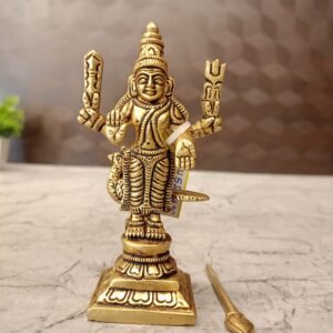 Buy Brass Murugan Idol 4″ Antique Showroom Trichy