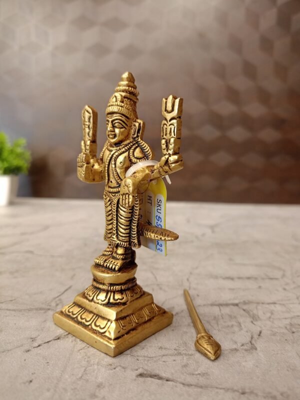 Buy Brass Murugan Idol 4″ Antique Showroom Trichy - Image 4