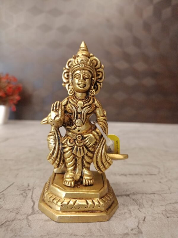 Buy Brass Murugan Statue 4.5″ Antique Showroom Trichy - Image 4