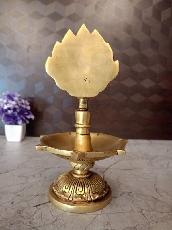 Buy Brass Peacock With 7 face Diya Antique Showroom Trichy - Image 4