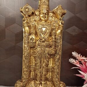 Buy Brass Perumal Wall Mount 13″ Antique Showroom Trichy