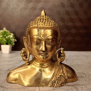 Buy Brass Plain Semi Buddha / Golden Finish 6″ Antique Showroom Trichy