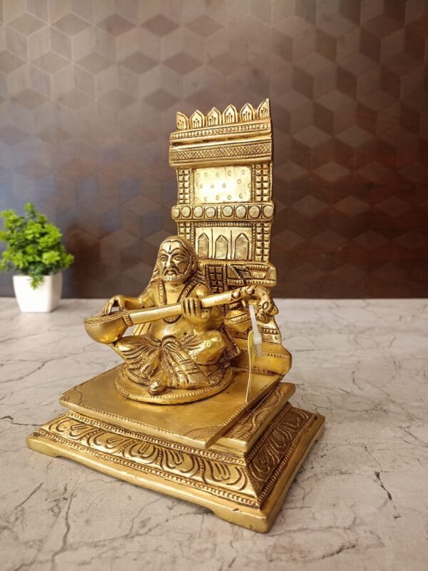 Buy Brass Raghavendra Statue- 7.5″ Antique Showroom Trichy - Image 2