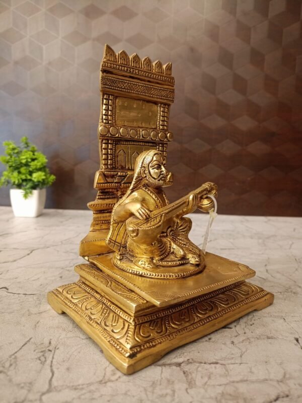 Buy Brass Raghavendra Statue- 7.5″ Antique Showroom Trichy - Image 3