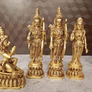 Buy Brass Rama Darbar Set Statue 12″ Antique Showroom Trichy