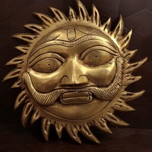 Buy Brass Sun face Wall Mount 6.5″ Antique Showroom Trichy
