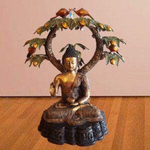 Buy Brass Tree Buddha Big Idol-30″ Antique Showroom Trichy