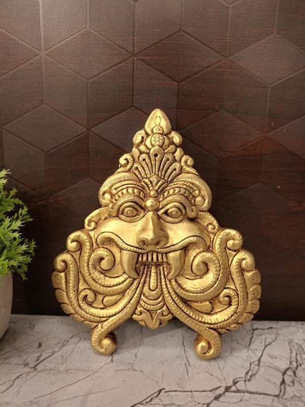Buy Brass Wall Mount Yazhli 6″ Antique Showroom Trichy